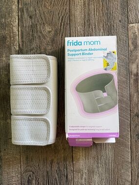 frida mom Postpartum Abdominal Support Binder - White